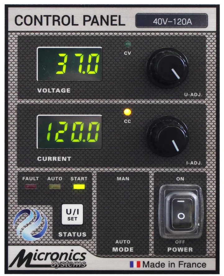 Face avant Control Panel Micronics Systems